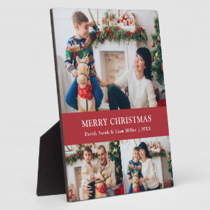 Weihnachts-Foto-Collage-Plakette Fotoplatte