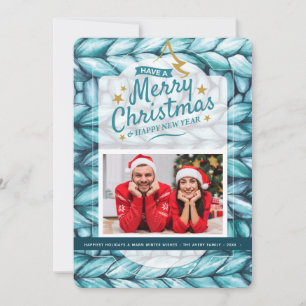 Weihnachts-Foto Feiertagskarte