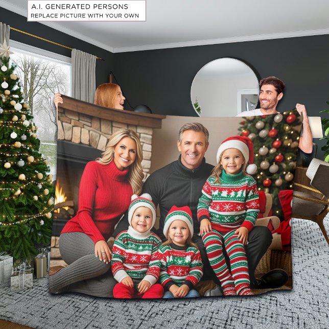 Weihnachts-Foto Fleecedecke (Von Creator hochgeladen)