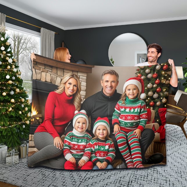 Weihnachts-Foto Fleecedecke (Von Creator hochgeladen)