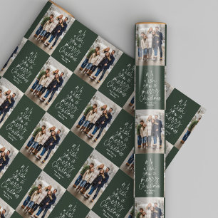Weihnachts-Foto Geschenkpapier