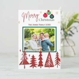 Weihnachts-Foto-Grußkarte Feiertagskarte