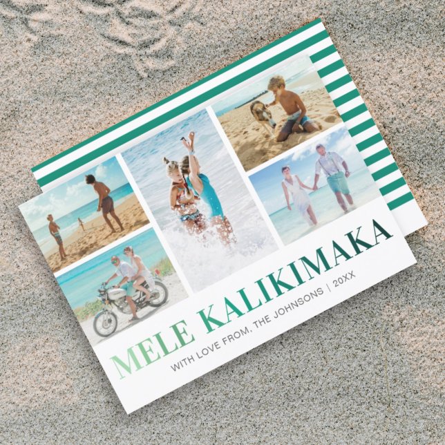 Weihnachts-Foto Hawaii Mele Kalikimaka Feiertagskarte (Von Creator hochgeladen)