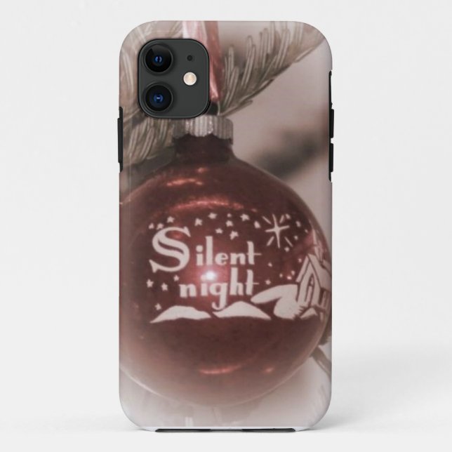 Weihnachts-Foto Holiday iPhone Case (Rückseite)