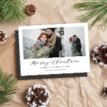 Weihnachts-Foto mit elegantem Script-Mult Save the Feiertagskarte<br><div class="desc">Eine wunderschöne Weihnachtskarte mit vielen Fotos,  die sich Save the Date eignet,  um Urlaubswünsche an Familie und Freunde zu senden. Passen Sie die Farbe des Backers an,  um Ihre Karte zu personalisieren. Teil einer Sammlung.</div>