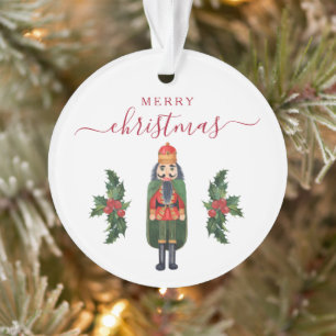 Weihnachts-Foto mit Nussknacker Ornament