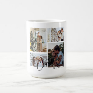 Weihnachts-Foto-Ornament, Foto-Collage Weihnachten Kaffeetasse