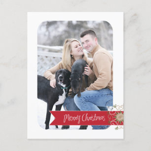 Weihnachts-Foto-Postkarten Feiertagspostkarte