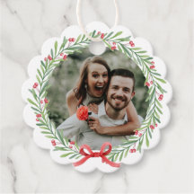 Weihnachts-Foto Wreath Christmas Wunsche Familie