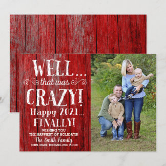 Weihnachts-Fotokarte, Weihnachtskarte, Funny, 2020 Einladung