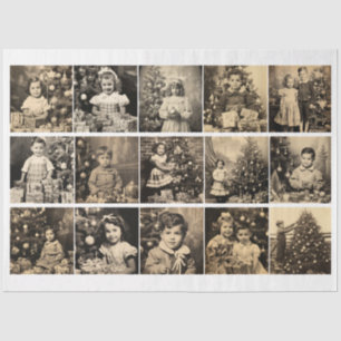 Weihnachts-Fotos für Kunsthandwerk Seidenpapier