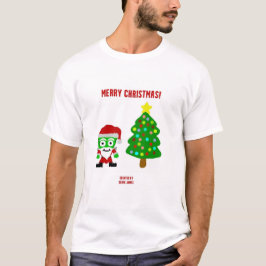 Weihnachts-FrankenCheese Men's White Basic T Shirt