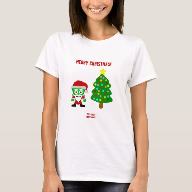 Weihnachts-FrankenCheese Women's White T Shirt (Vorderseite)