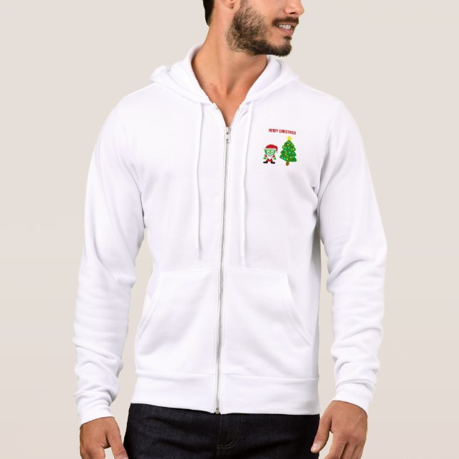 Weihnachts-FrankenKäse Herren-Hoodie Hoodie (Vorderseite)