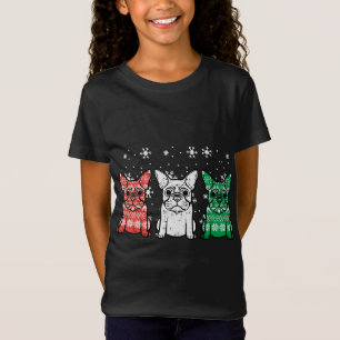 Weihnachts Französisch Bulldogs Xmas Frenchie Dog T-Shirt