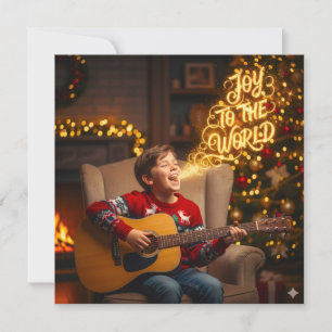 WEIHNACHTS-FREUDEN-THEMEN-SINGENDE KINDER KARTE