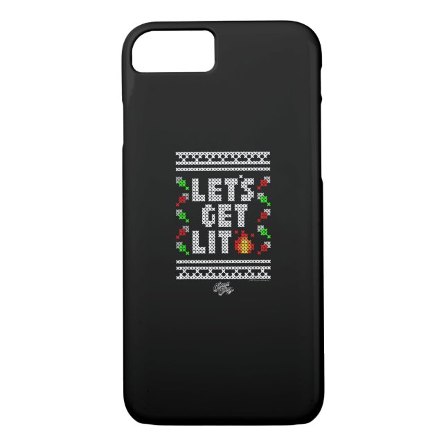 Weihnachts-Funny - Lasst uns mal sehen Case-Mate iPhone Hülle (Rückseite)