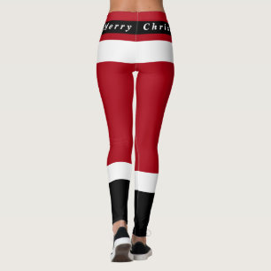Weihnachts Funny Santa Claus Leggings
