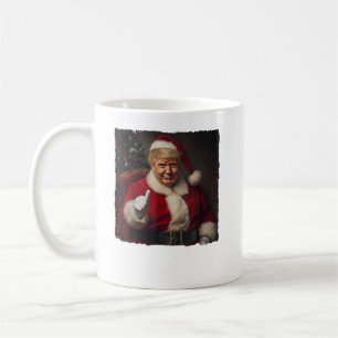 Weihnachts Funny Trump Weihnachtsklaus Retro Vinta Kaffeetasse