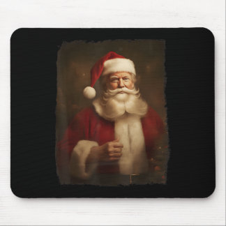 Weihnachts Funny Trump Weihnachtsklaus Retro Vinta Mousepad