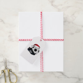 Weihnachts-Fußball Geschenkanhänger