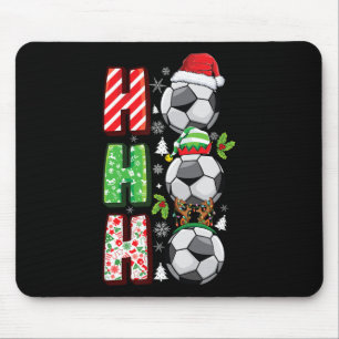 Weihnachts-Fußball-Liebhaber Jungen Kinder Teenage Mousepad