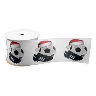 Weihnachts-Fußball Satinband