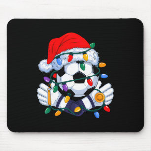 Weihnachts-Fußball Xmas Santa Sportmütze Herren Da Mousepad