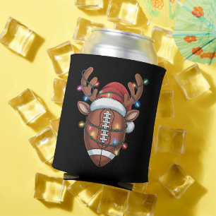 Weihnachts-Fußballliebhaber-Santa-Hut-Sport-Weihna Dosenkühler