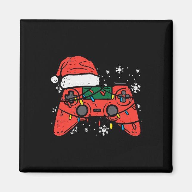 Weihnachts-Gamer-Controller Xmas Boys Kinder Jugen Magnet (Vorne)