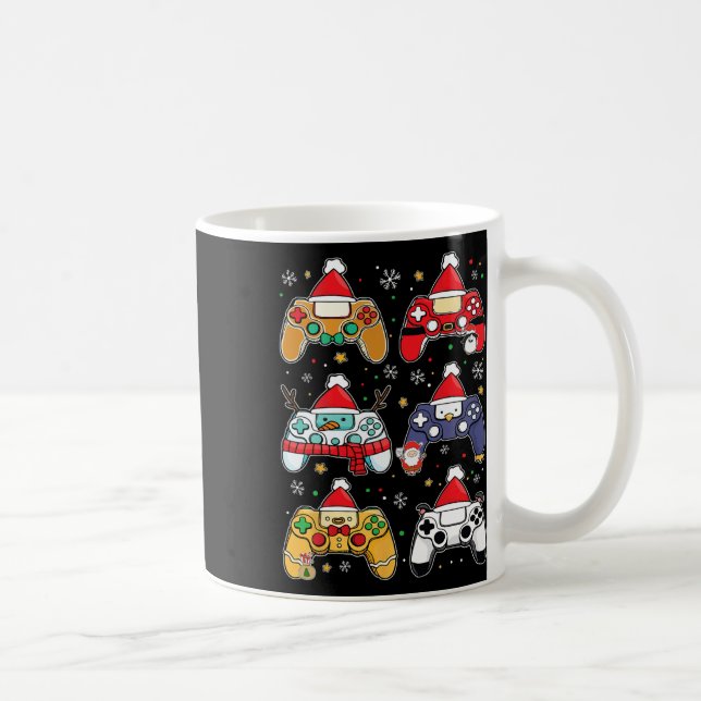 Weihnachts-Gamer-Controller Xmas Gaming Men Boys K Kaffeetasse (Rechts)