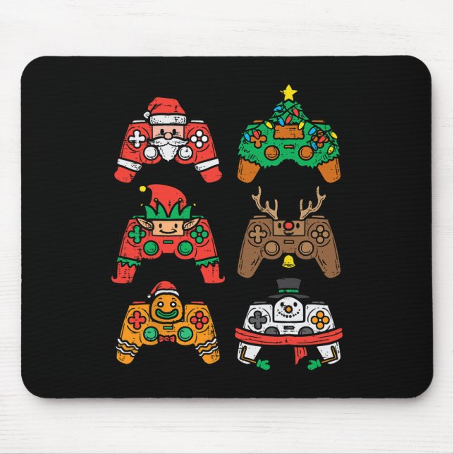 Weihnachts-Gamer-Controller Xmas Gaming Men Boys K Mousepad (Vorne)