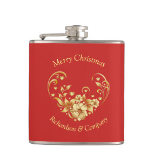Weihnachts-Gastgeschenk Flachmann