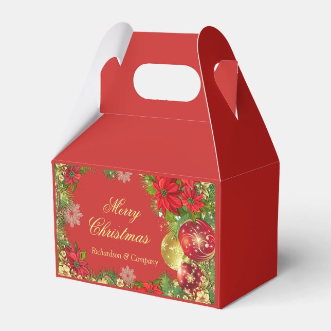 Weihnachts-Gastgeschenk Geschenkschachtel (Vorderseite)