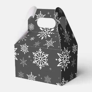 Weihnachts Gefälligkeitsbox Snowflakes Geschenkschachtel
