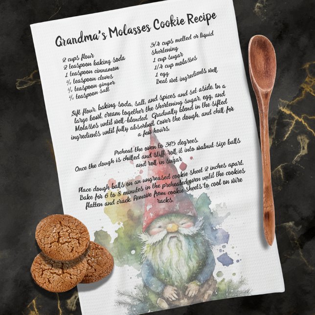 Weihnachts-Genom-Familienrezeptur Geschirrtuch (Von Creator hochgeladen)