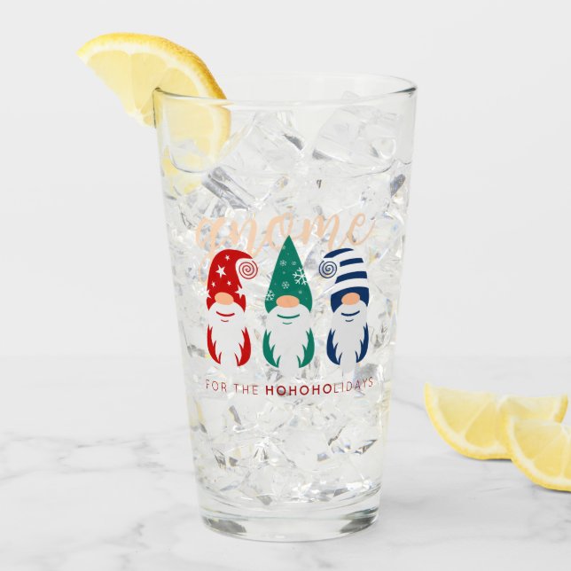 Weihnachts-Genom für die Feiertage Schneeflocken Glas (Vorderseite Ice)