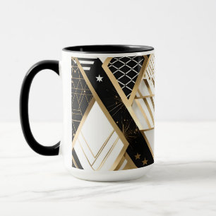 Weihnachts-Geometrieformen-Kaffeetasse Tasse