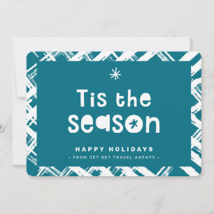 WEIHNACHTS-GESCHÄFT DANKESCHÖN Logo tis the season Einladung
