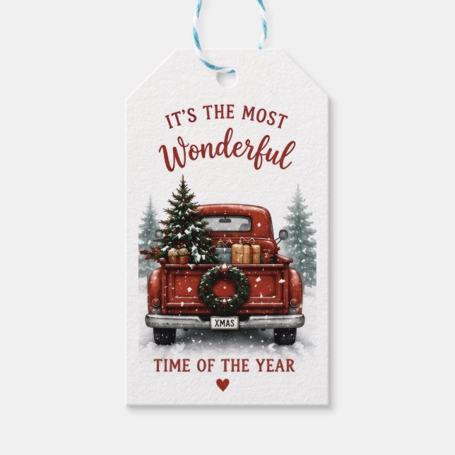 Weihnachts-Geschenkanhänger Geschenkanhänger (Vorderseite)