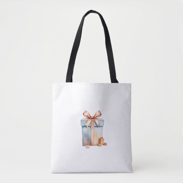 Weihnachts-Geschenkboxen Tote Tasche (Vorderseite)