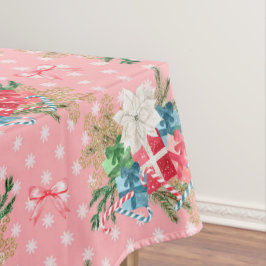 Weihnachts-Geschenkboxen Weiße Schneeflocken Tischdecke