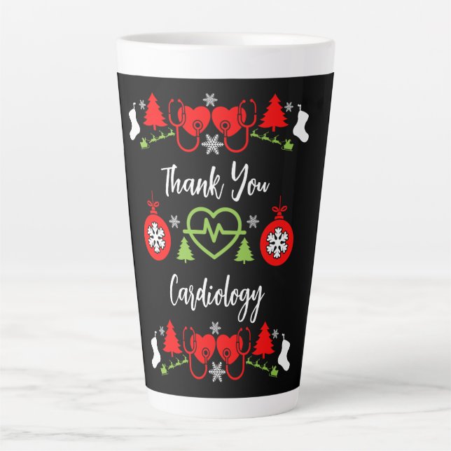 Weihnachts-Geschenke für die Kardiologie Milchtasse (Vorderseite)