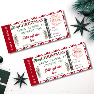 Weihnachts-Geschenkgutschein editierbar   Weihnach