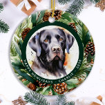 Weihnachts-Gesichtsmaske Santa Dog 2020 Quarantäne Keramik Ornament<br><div class="desc">Alles, was ich zu Weihnachten Gewollt habe, ist, meine zwei Vorderzähne zu zeigen! Fügen Sie einen kleinen Spaß in dieser Feriensaison mit diesem bezaubernden und lustigen 'Alles, was ich zu Weihnachten Wollte..' - Black Labrador Santa Dog mit einer Gesichtsmaske Weihnachtsschmuck. Dieses Gedenkschmuck aus dem Jahr 2020 wird unter den Labrador-Liebhabern,...</div>