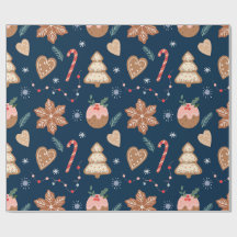 Weihnachts-Gingerbread-Cookie-Marine-Nahtloses Mus