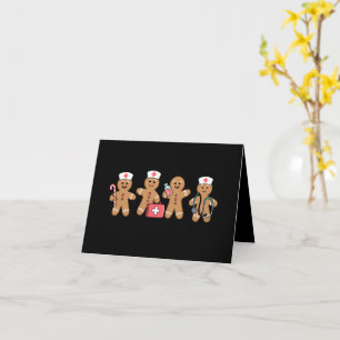 Weihnachts Gingerbread Krankenwagen Team Crew Gesc Karte
