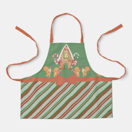 Weihnachts-Gingerbrot-Haus-Schürze Schürze