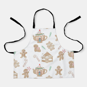 Weihnachts-Gingerbrot-Schürze Schürze