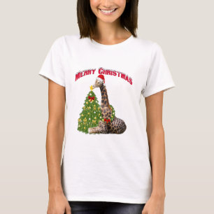 Weihnachts-Giraffe-Sleepshirt-Shirt-Kleid T-Shirt